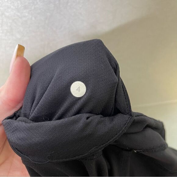 Lululemon 25” Inspire Tight II Mesh Zipper Leggings Black 4 - Picture 6 of 7